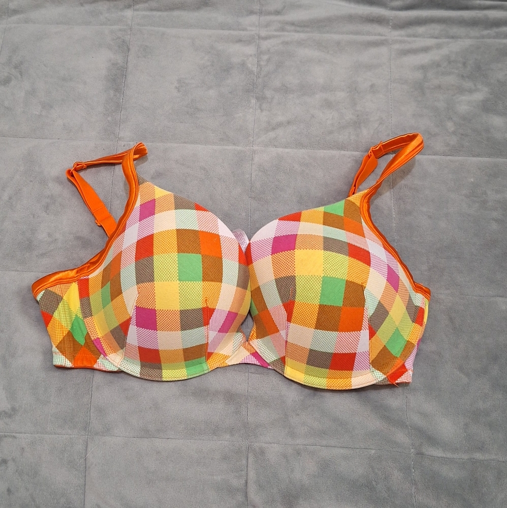 Cacique Plaid Bra